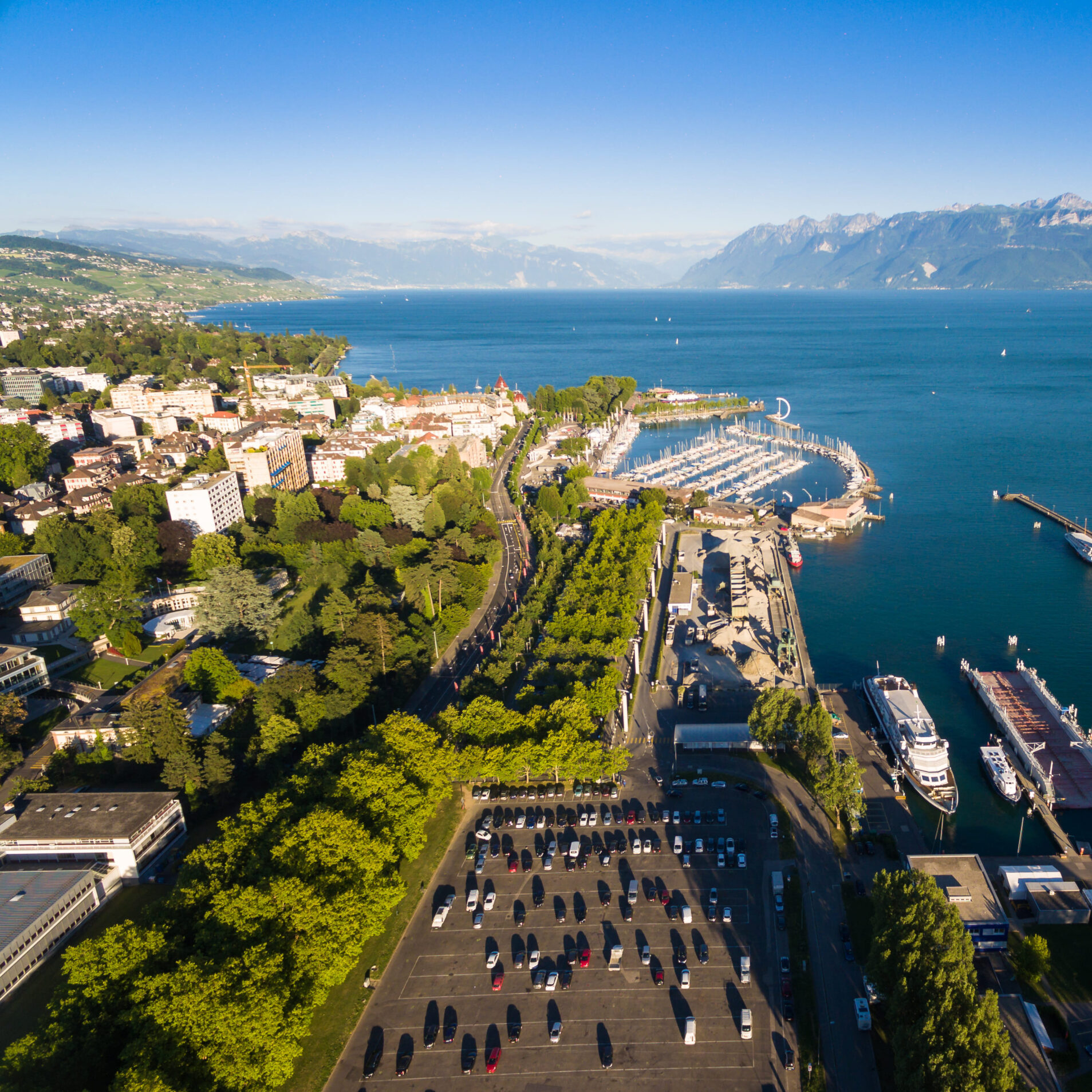 Aerial view of ouchy waterfront in lausanne swit 2025 01 07 18 16 54 utc scaled