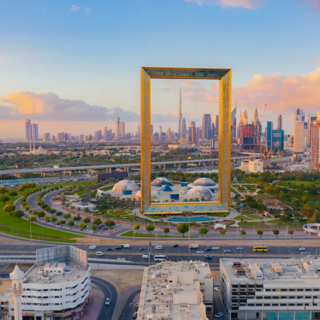 Dubai downtown skyline united arab emirates or ua 2026 01 05 06 24 24 utc