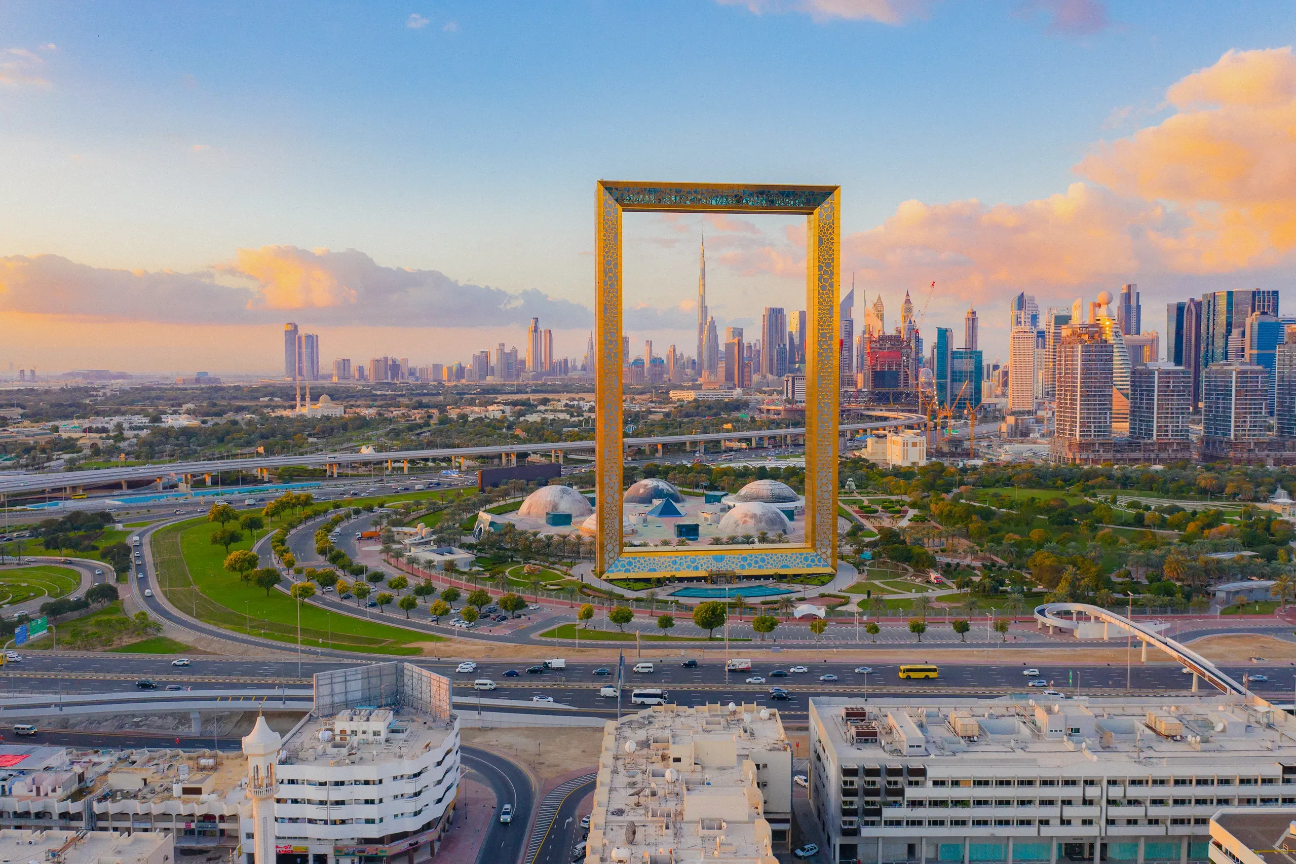 Dubai downtown skyline united arab emirates or ua 2026 01 05 06 24 24 utc